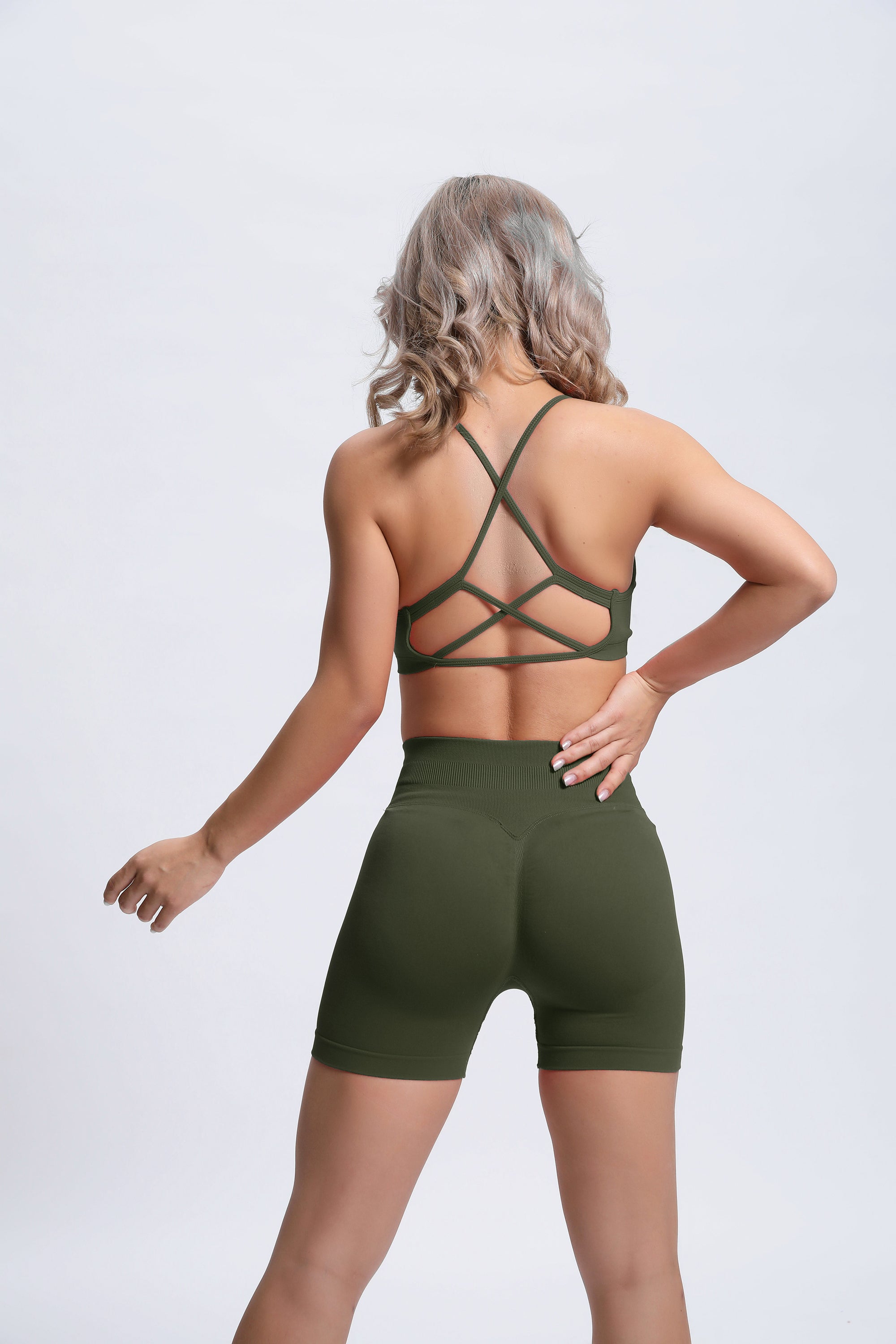 Joy | Brassière de Sport Crossback – Vert