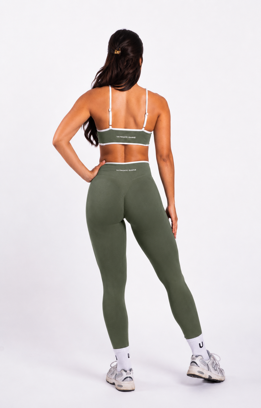 Ivy | Seamless Shape Legging – Olijf