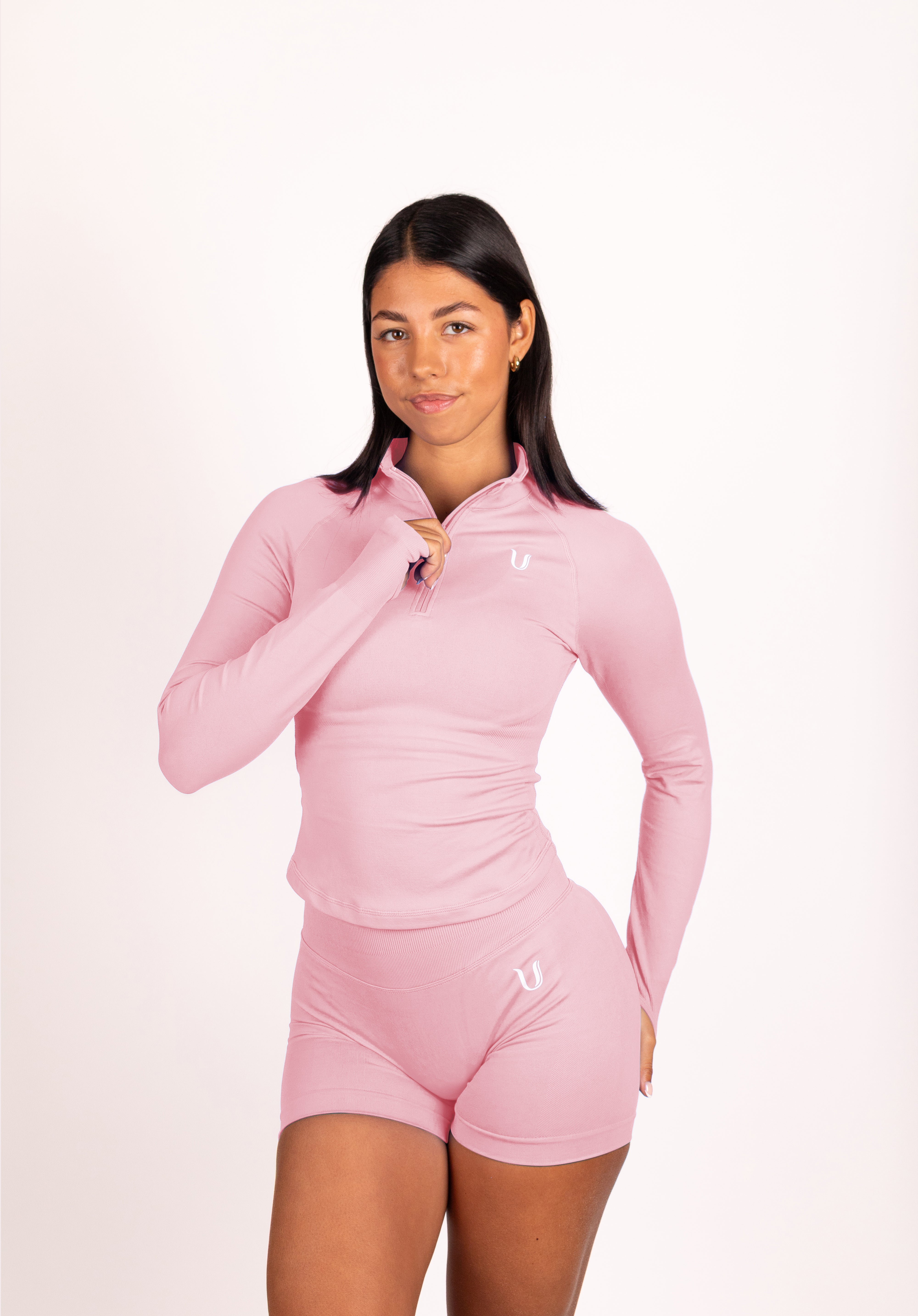 Beau Premium High Performance Scrunch Short Roze - Dames sportkleding afbeelding 16