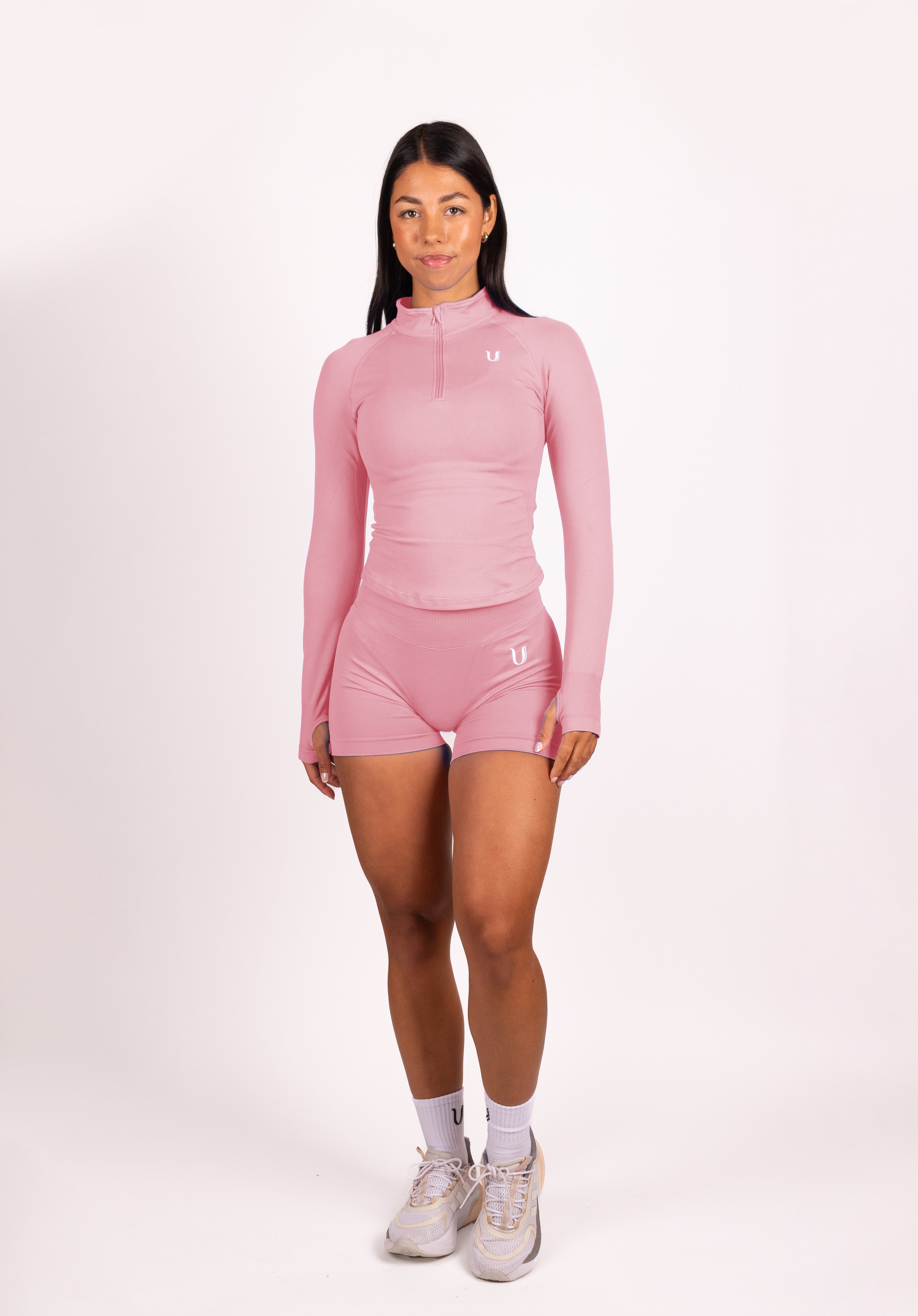 Beau Premium High Performance Scrunch Short Roze - Dames sportkleding afbeelding 7