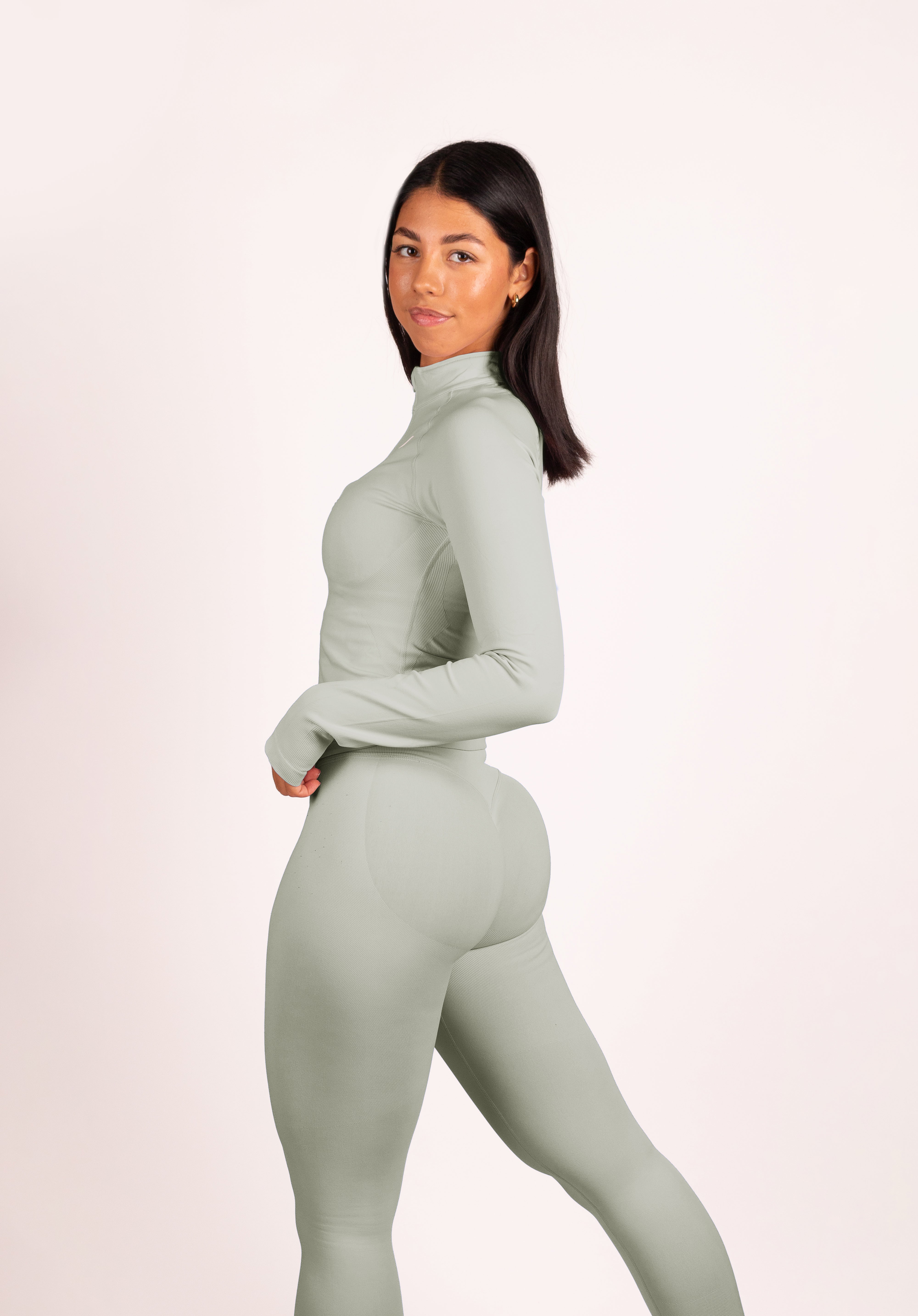 Beau | Premium High Performance Legging Scrunch - Ivoire