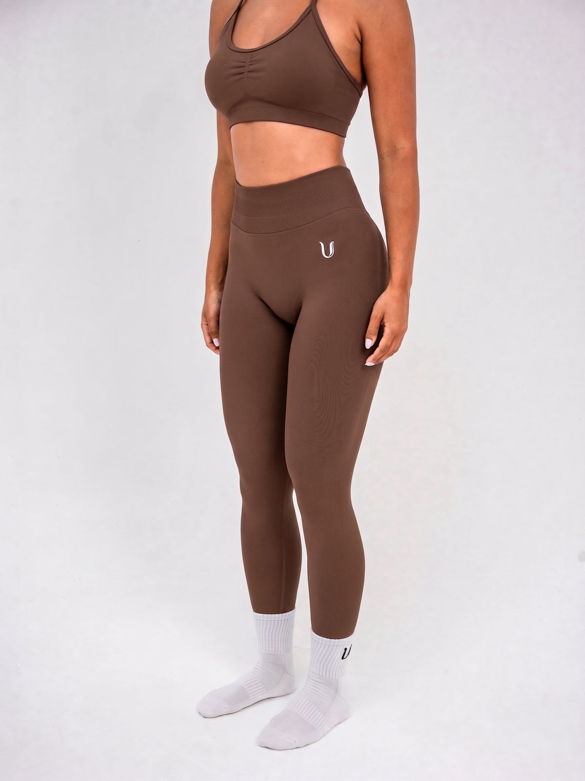 Luna | Premium Seamless Scrunch Legging - Bruin