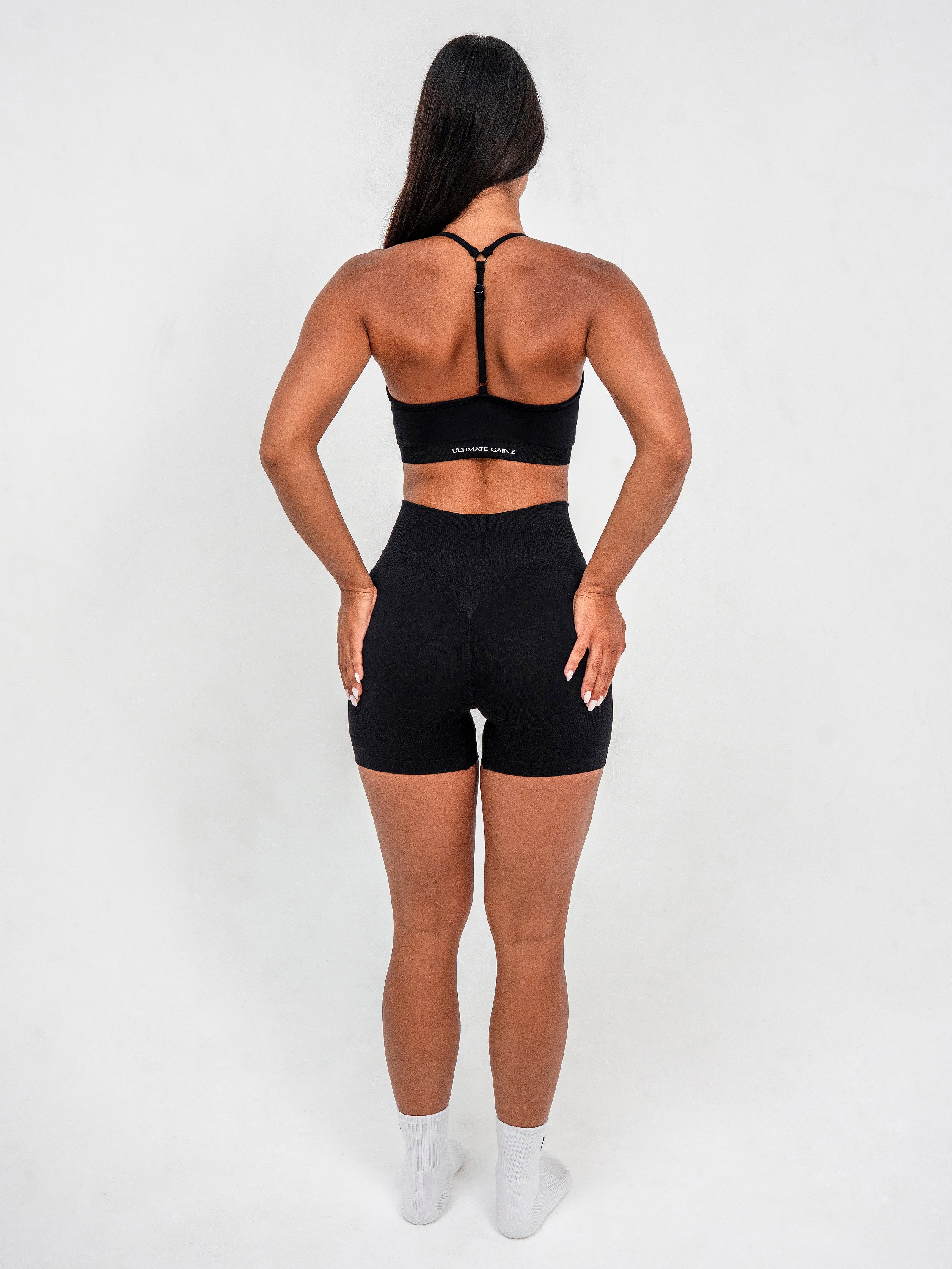 Luna | Premium Adjustable Sports Bra - Black