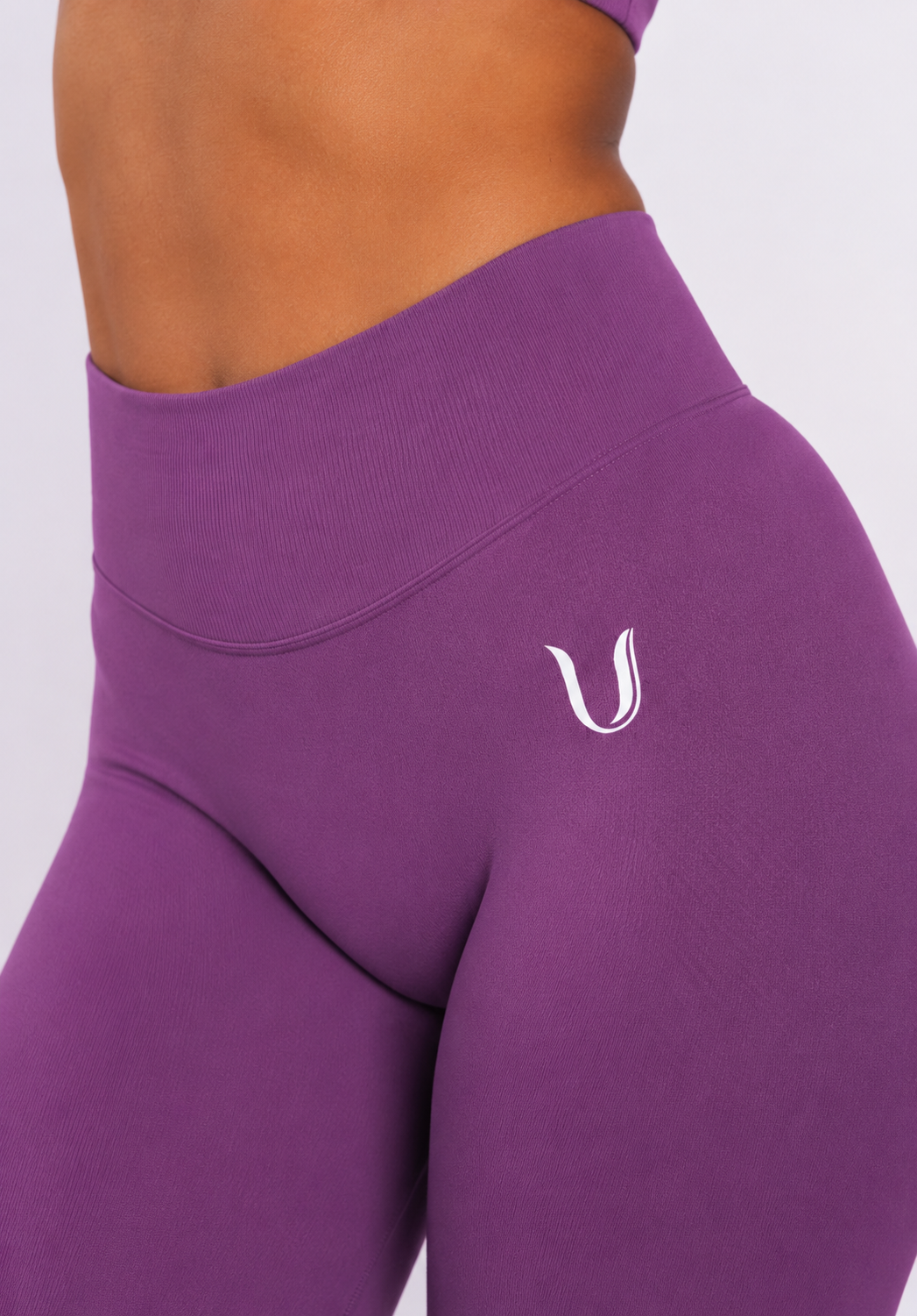 Beau | Premium High Performance Scrunch Leggings - Lila