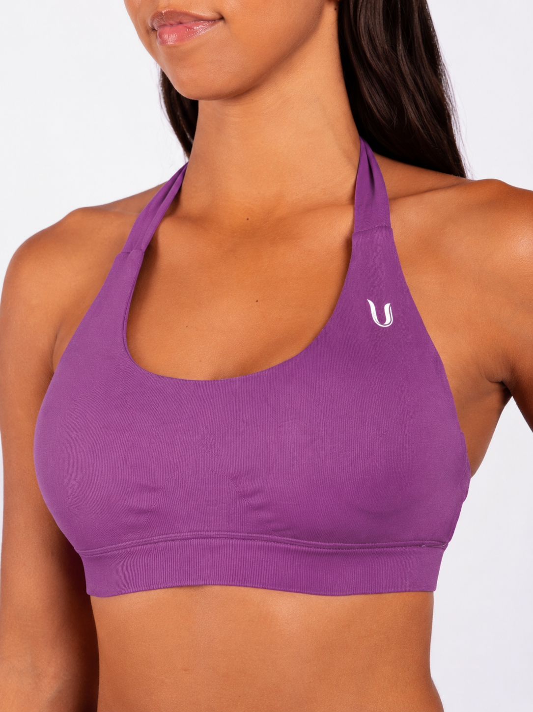 Beau | Halter Support Bra - Purple