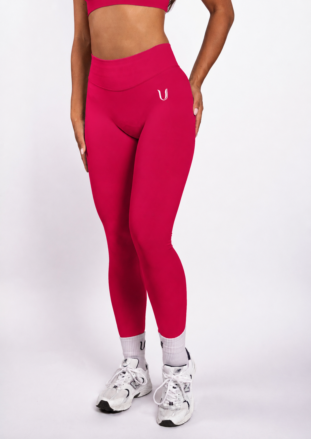 Beau | Premium High Performance Scrunch Leggings - Himbeere
