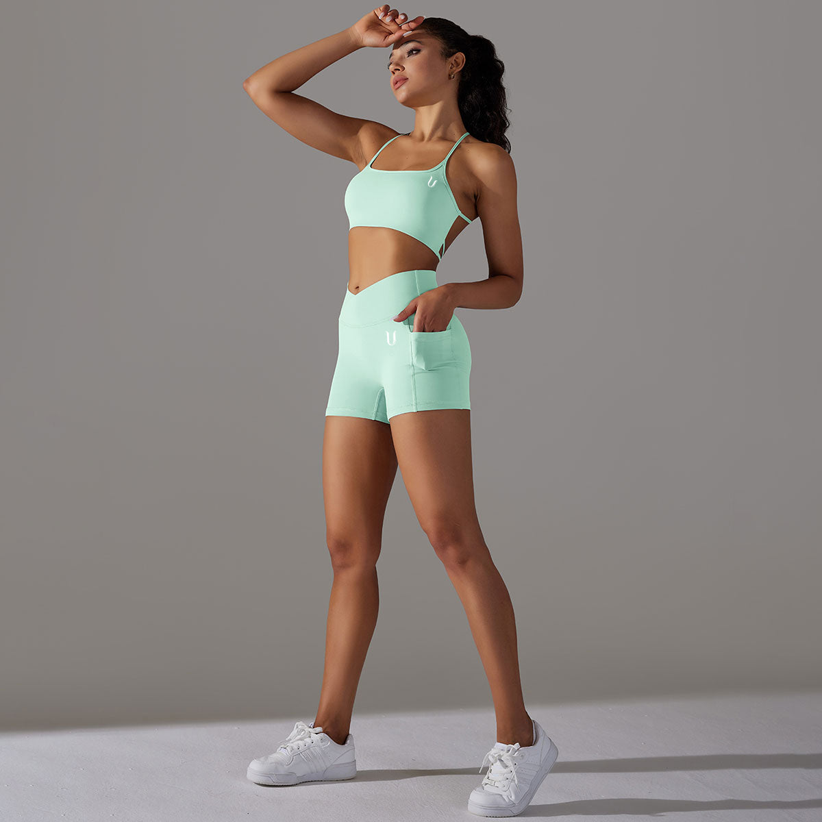 Mila | Short Set - Green