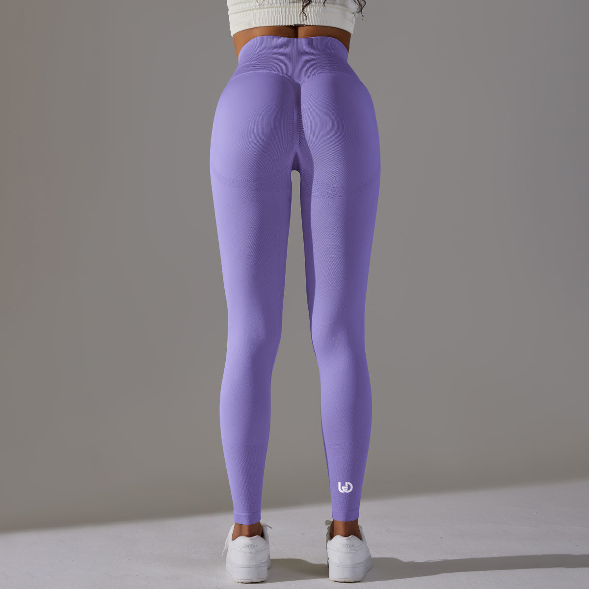 Celine | Legging Taille Haute Froncé - Violet