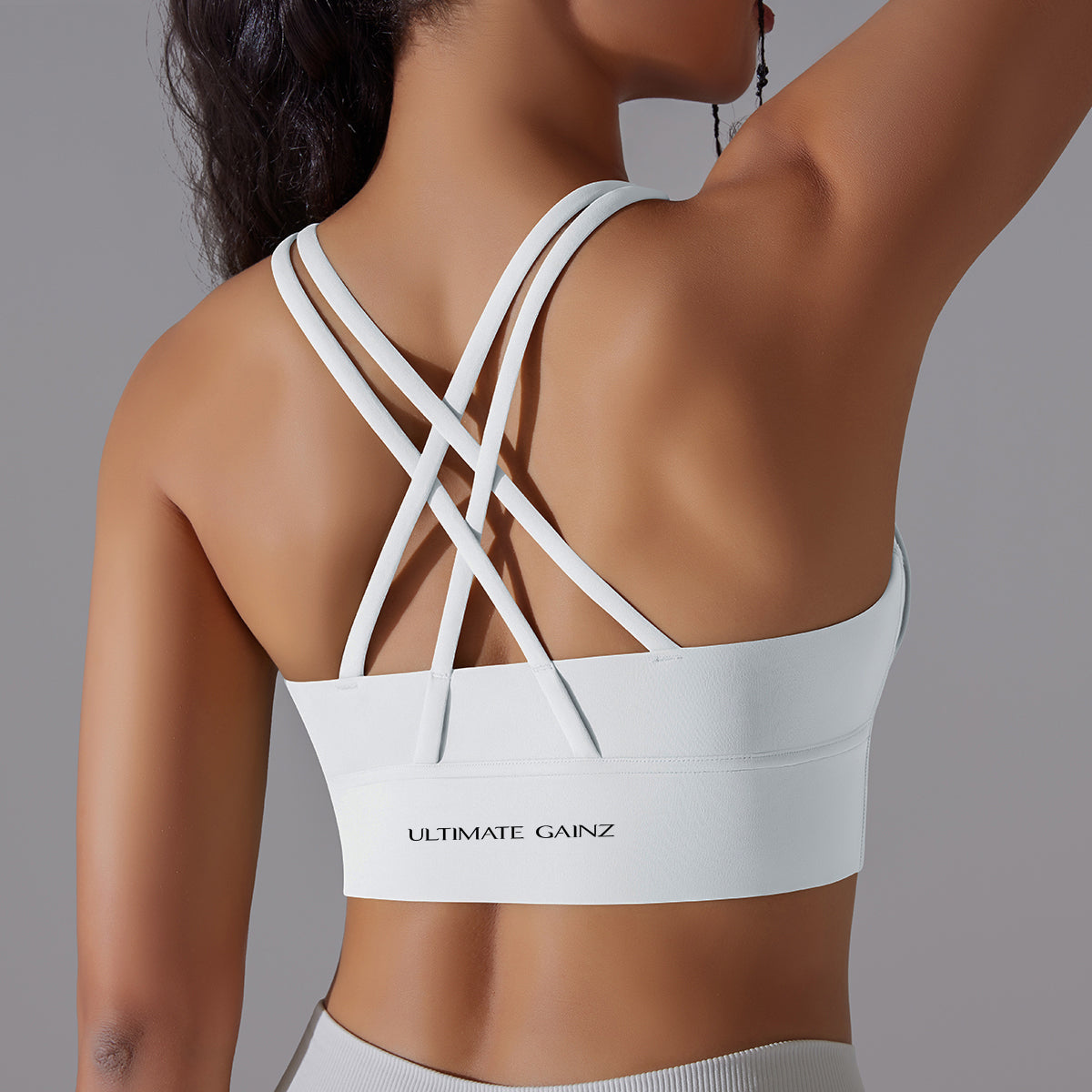 Kyra | Cross bra - White