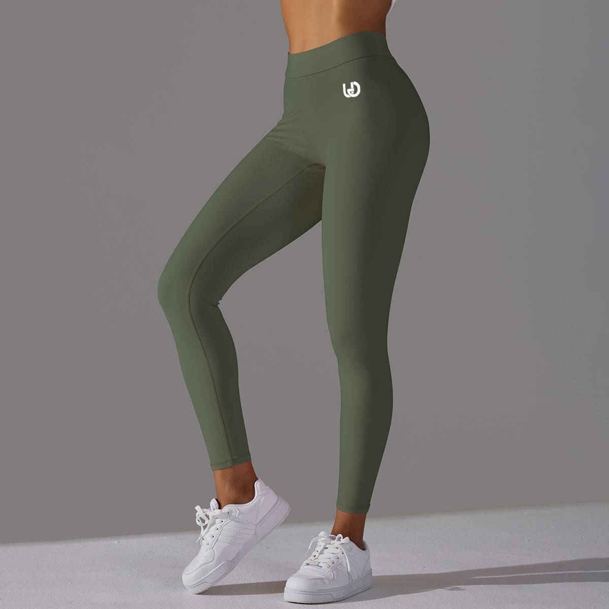 Emma | Leggings Extra Scrunch Army - Green