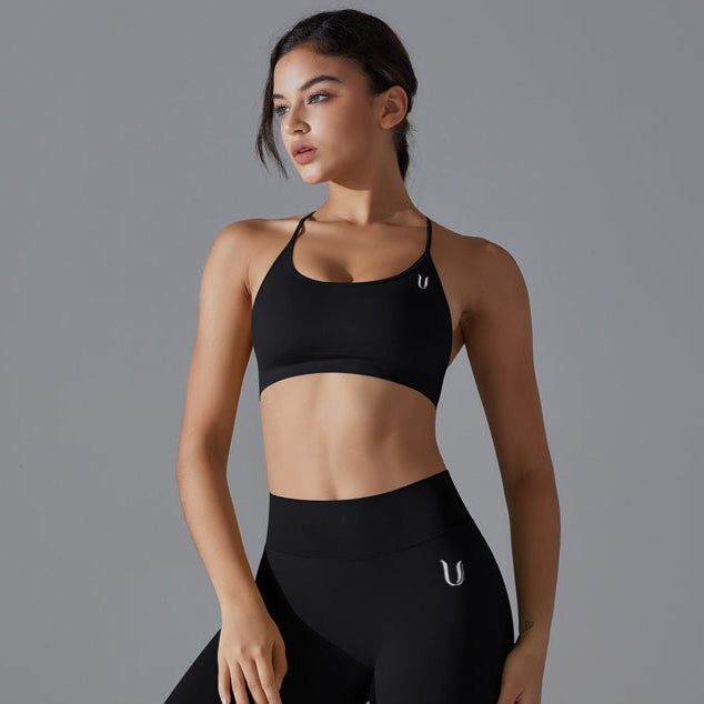 Mila - Soutien-gorge de sport à bretelles - Noir