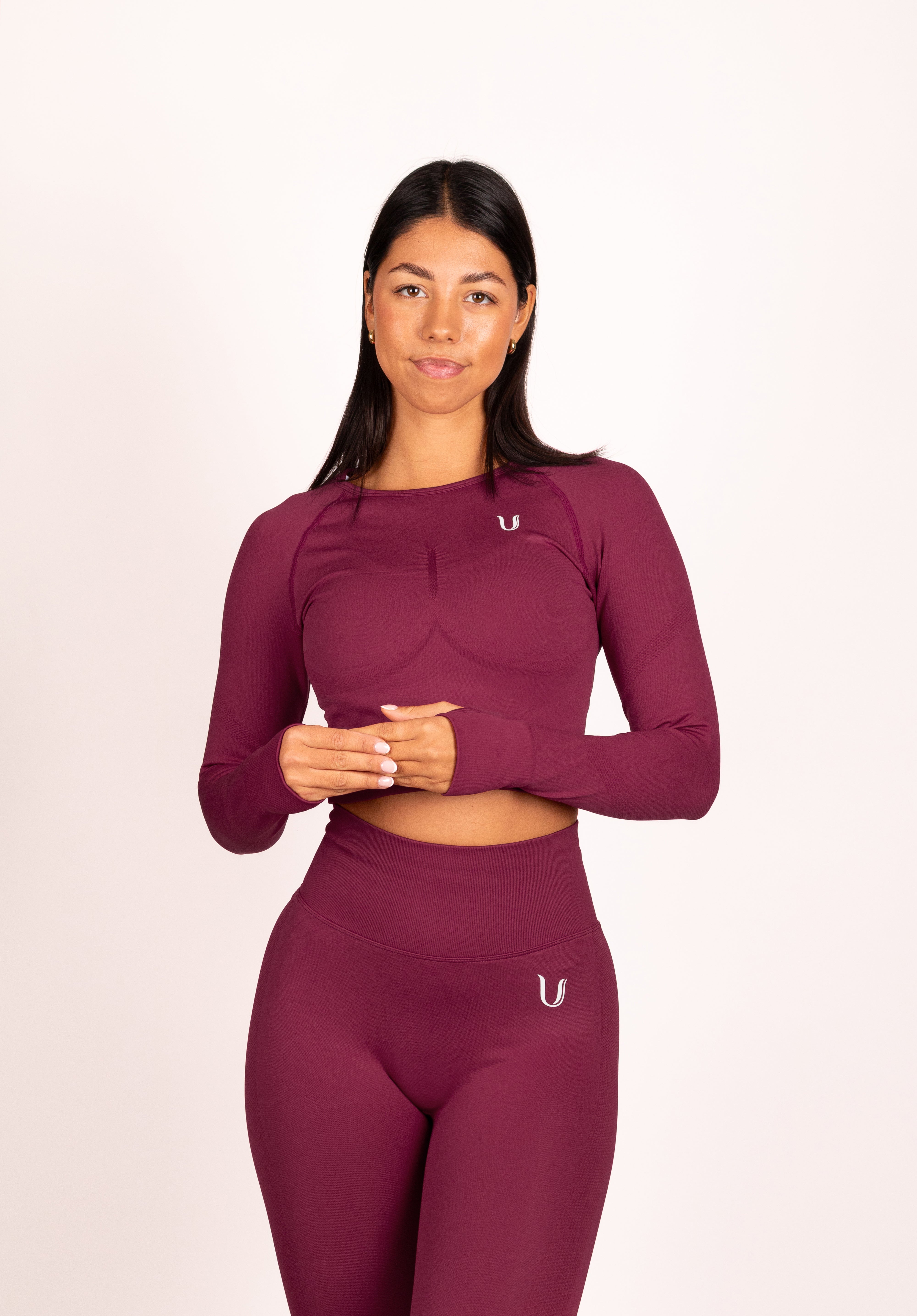 Leonie | Top Manches Longues Shirt - Rouge Vin