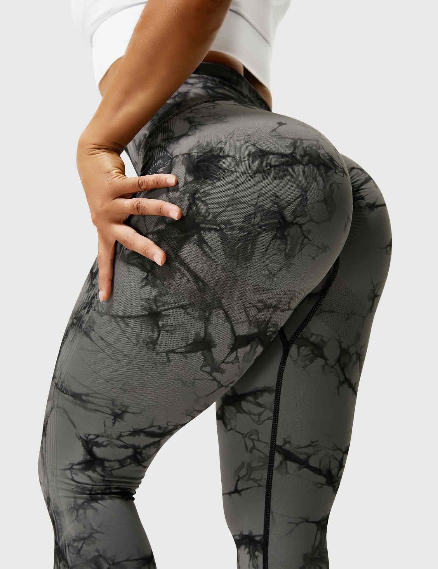 Tie Dye Legging Donkergrijs