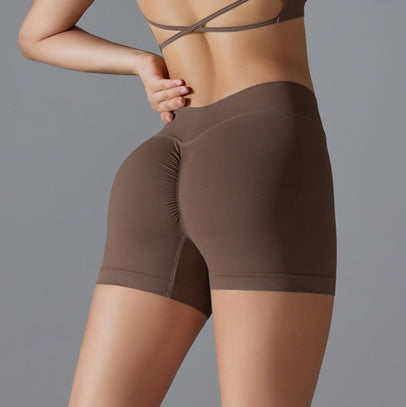 Mila V2 | Scrunch Sport Short - Brown