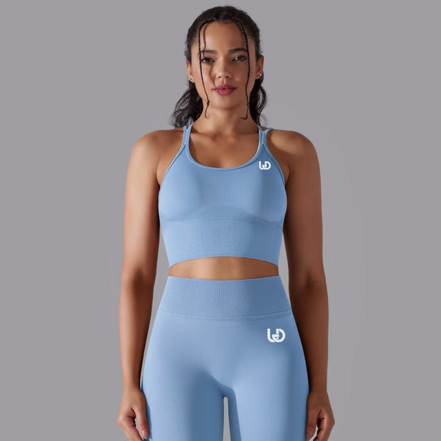 Daisy | Strap Sport Bra - Hemelsblauw