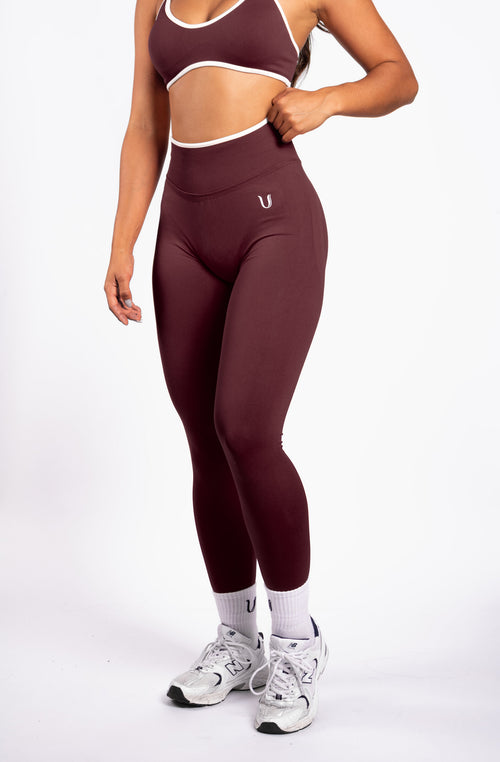 Ivy | Seamless Shape Legging – Bordeaux - Ultimate Gainz