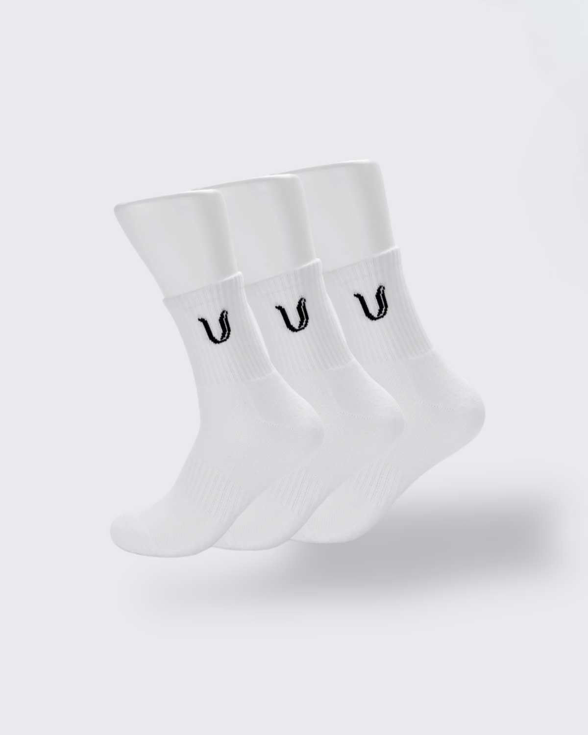 Ultimate Gainz - Performance Sokken Unisex - Wit 1 Paar