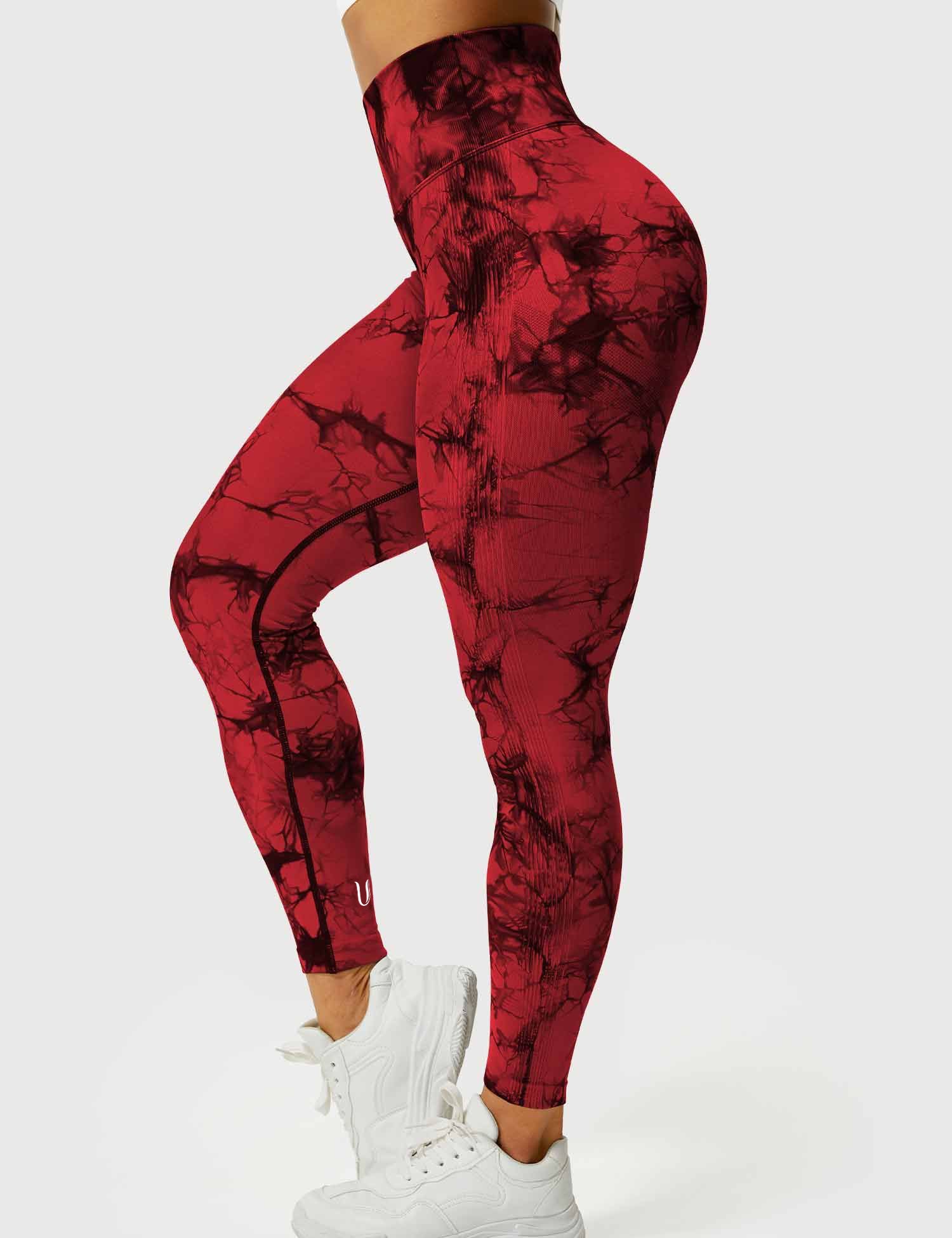 Aimy | Tie Dye Legging - Red