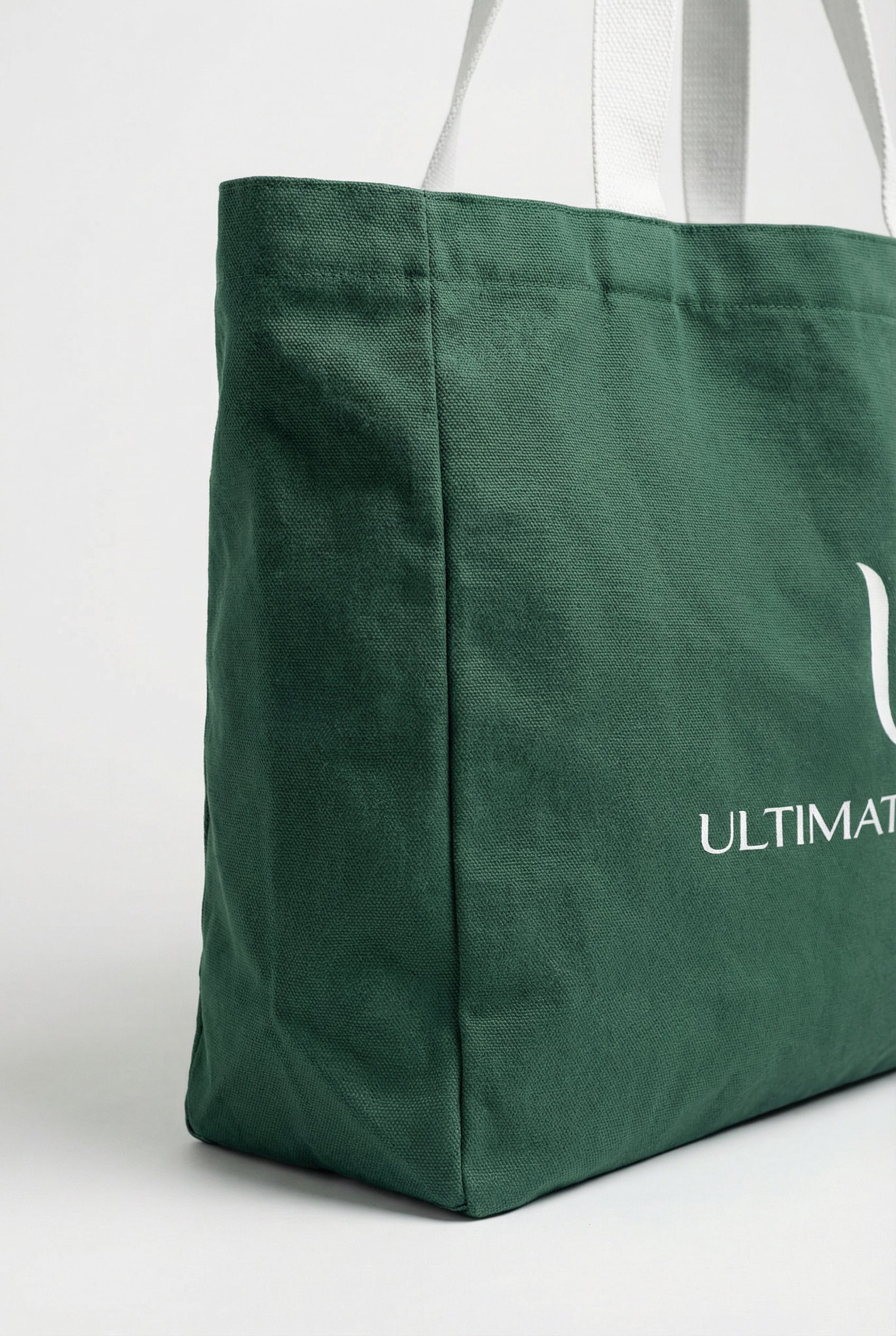 Ultimate Gainz Signature Tote Bag + 1 Paar Socken – Waldgrün