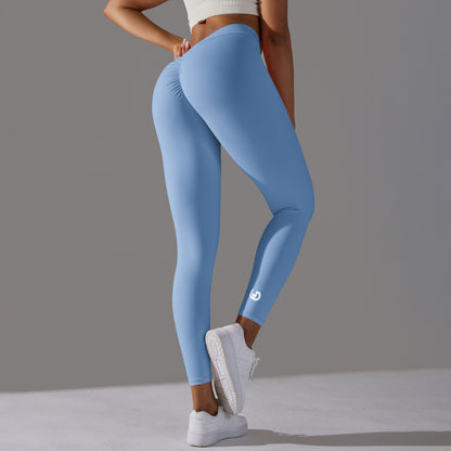 Emma | Legging Extra Scrunch - Hemelsblauw