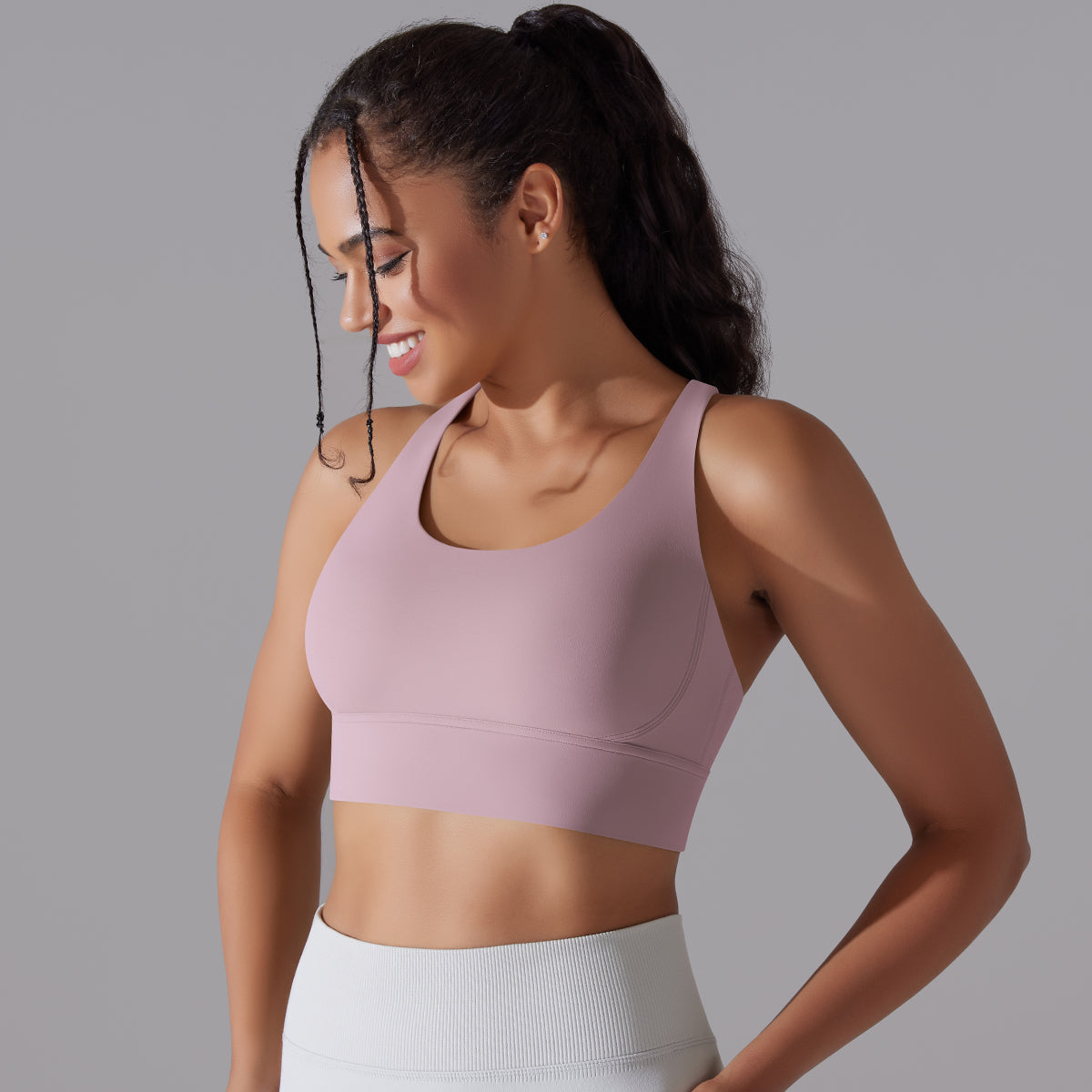 Kyra | Cross bra - PinkishPurple