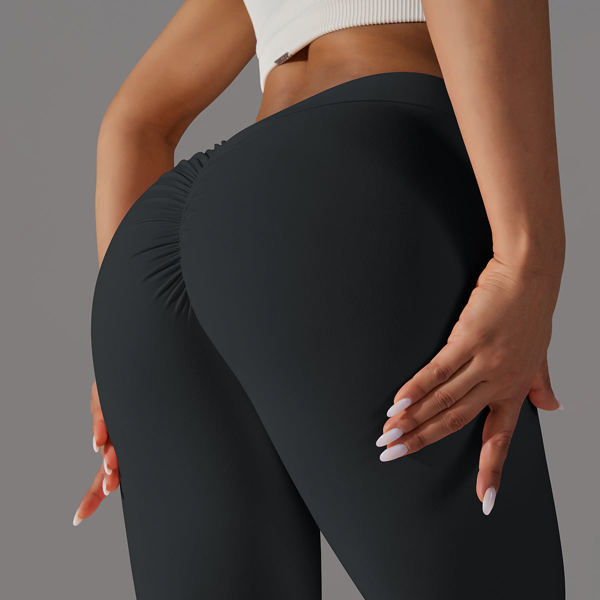 Emma | Leggings Extra Scrunch - Schwarz