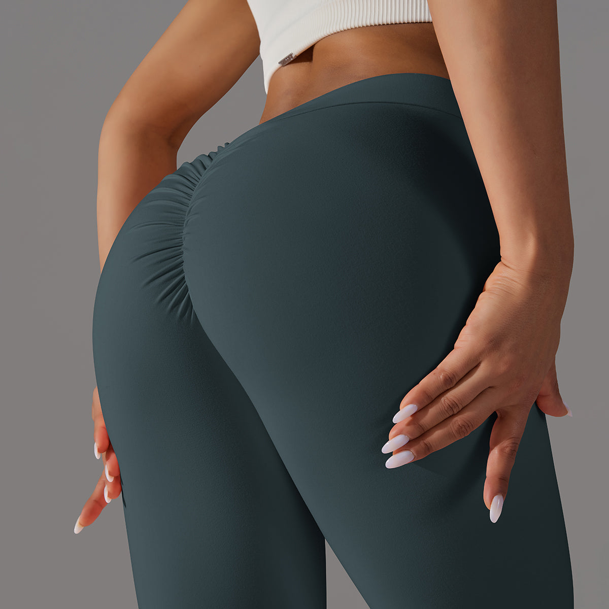 Emma | Leggings Extra Scrunch - Waldgrün