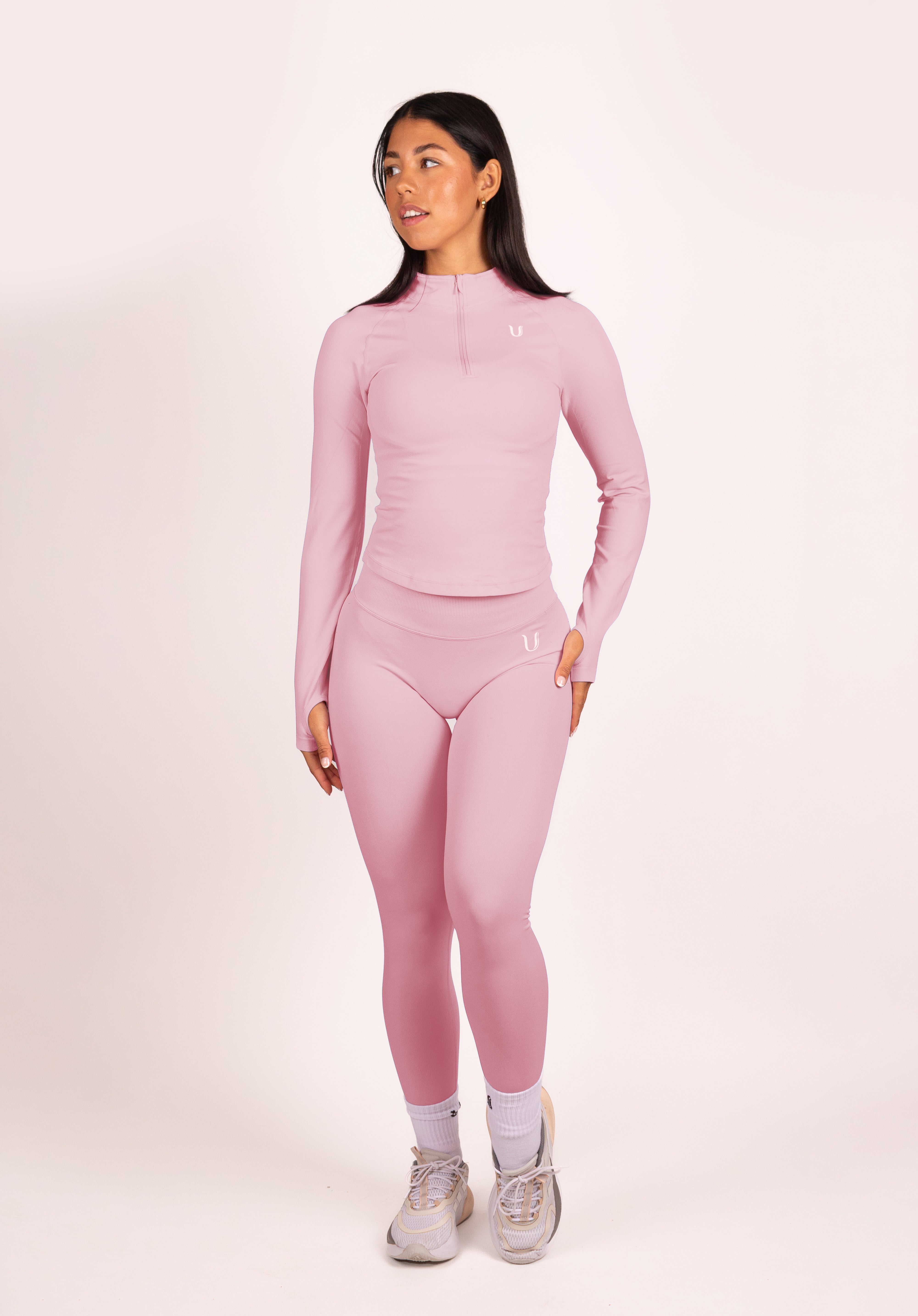 Beau Premium High Performance Scrunch Legging Roze - Dames sportkleding afbeelding 5