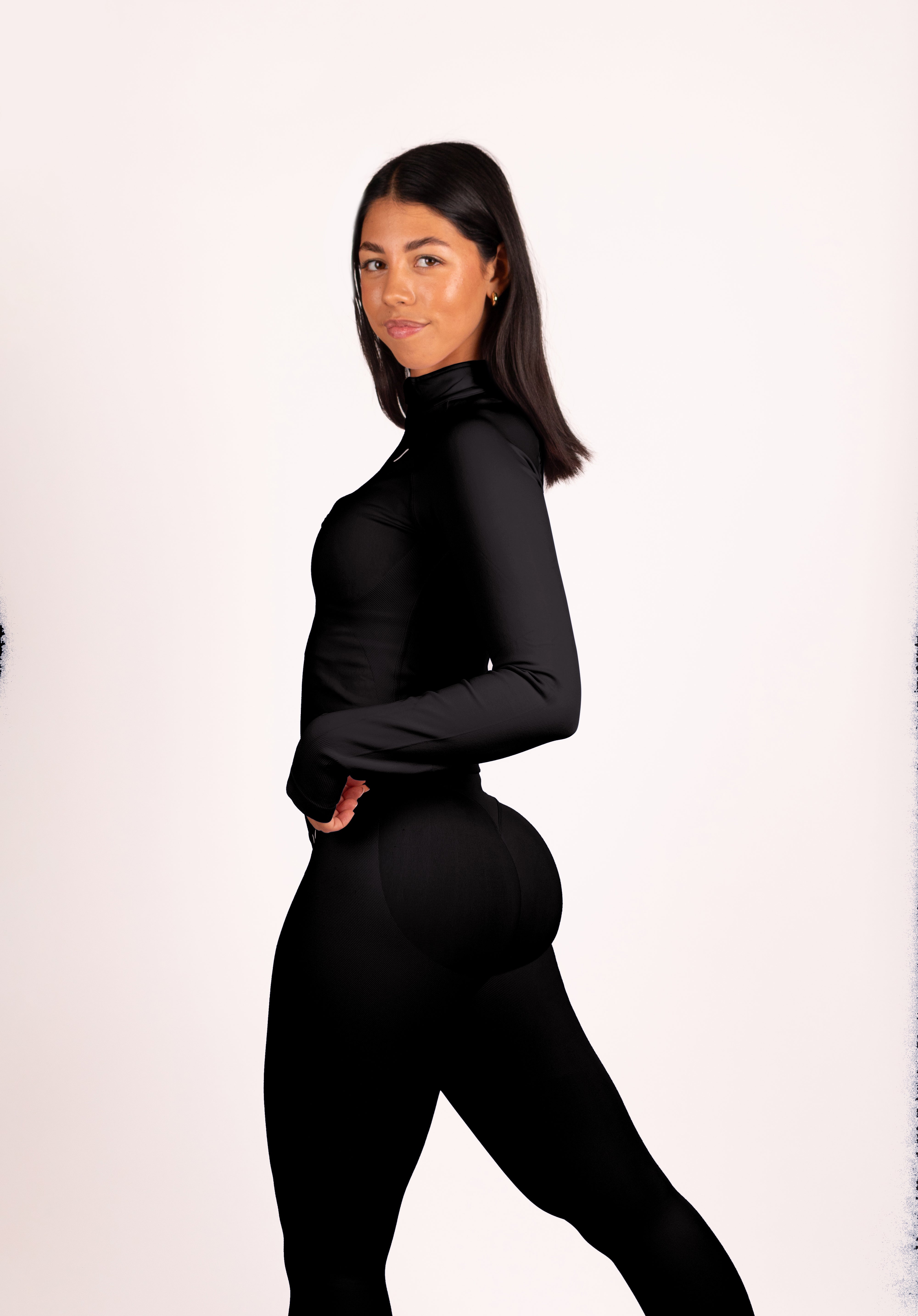 Beau Premium High Performance Scrunch Legging Zwart - Dames sportkleding afbeelding 8