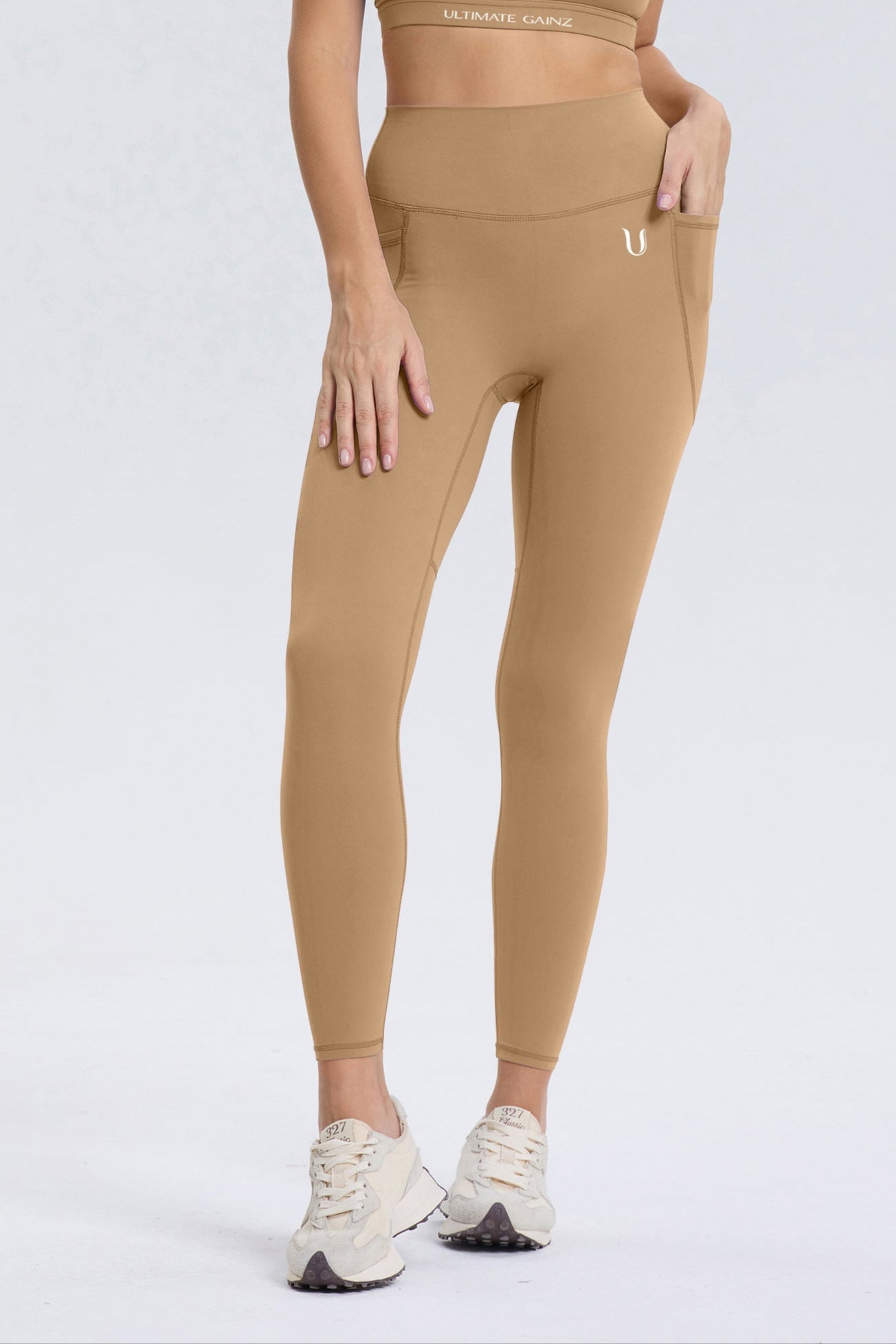 Palmer | Legging With Pockets - Brown