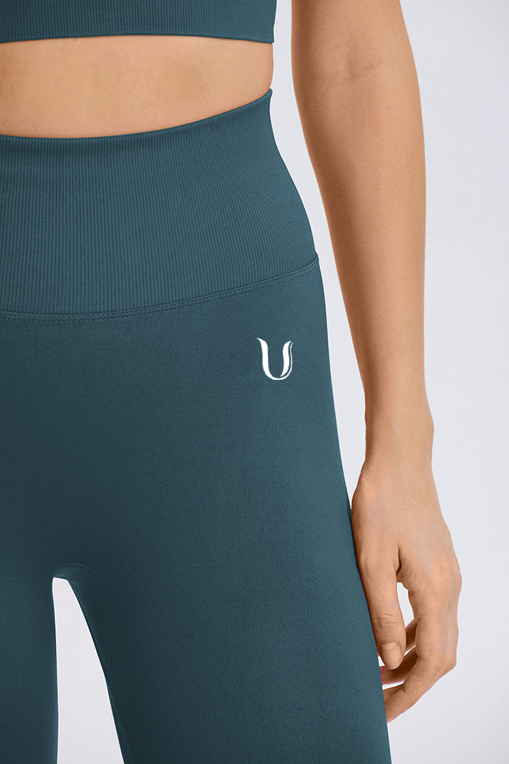 Maeve | High Waist Scrunch Legging - Teal