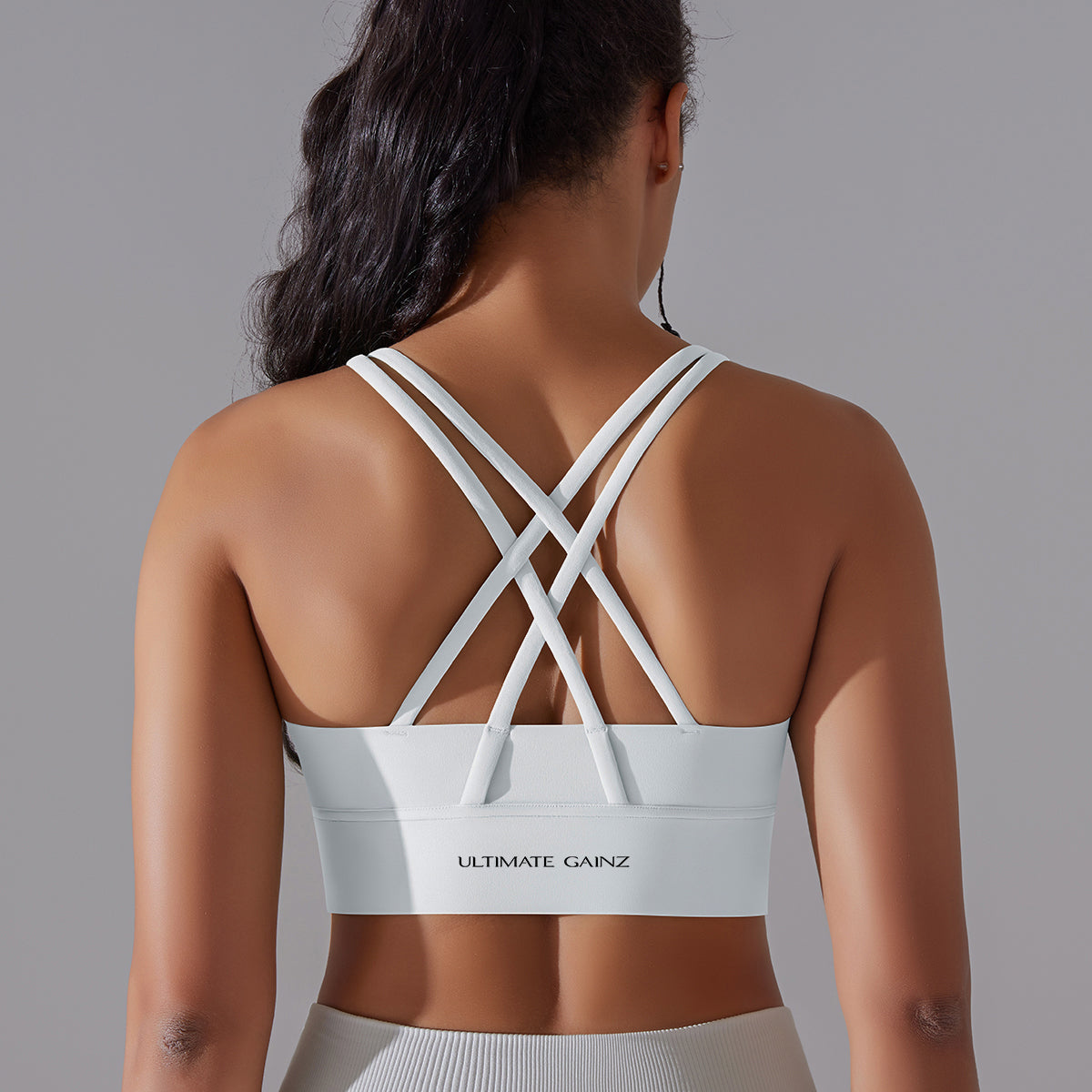 Kyra | Cross bra - White