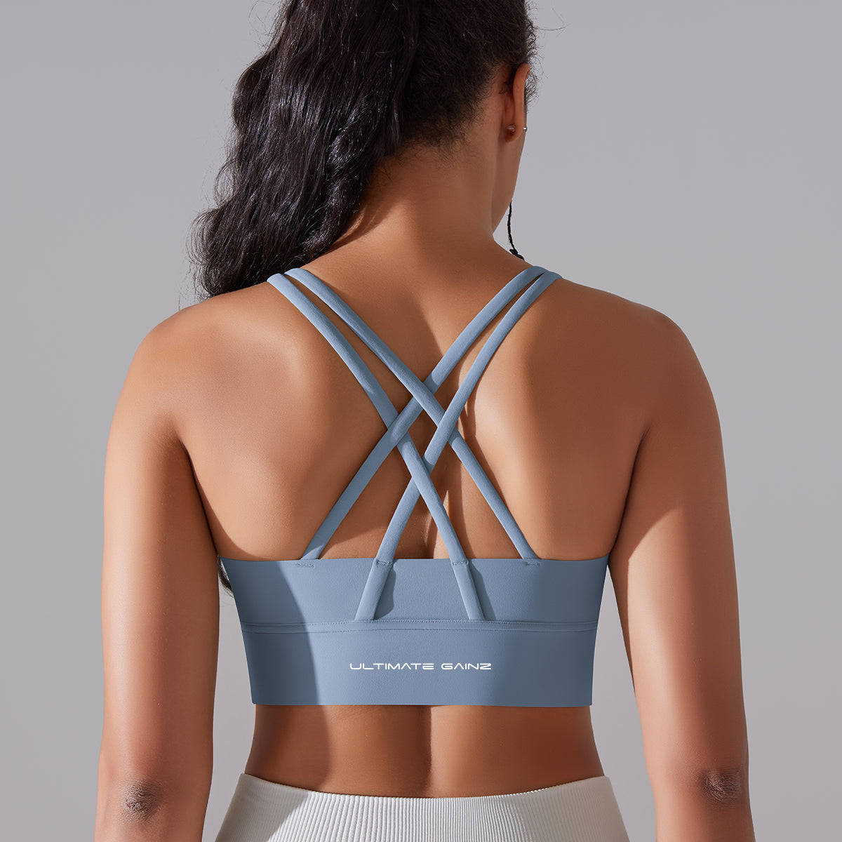 Kyra | Soutien-gorge croisé - Bleu