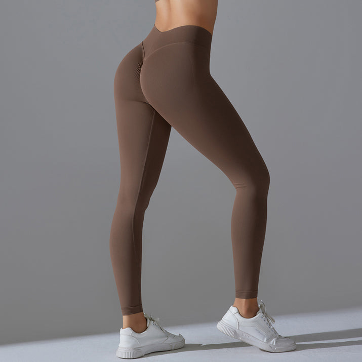 Mila V2 | Scrunch Sport Legging - Brown