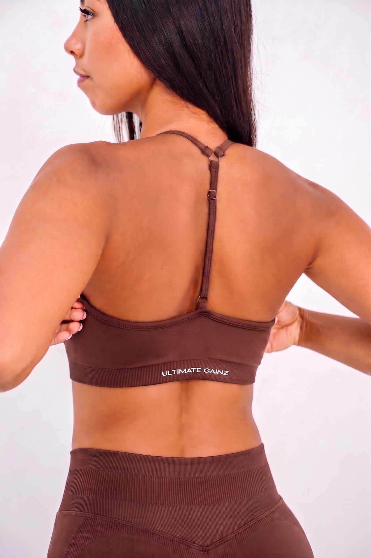 Luna | Premium Adjustable Sports Bra - Bruin
