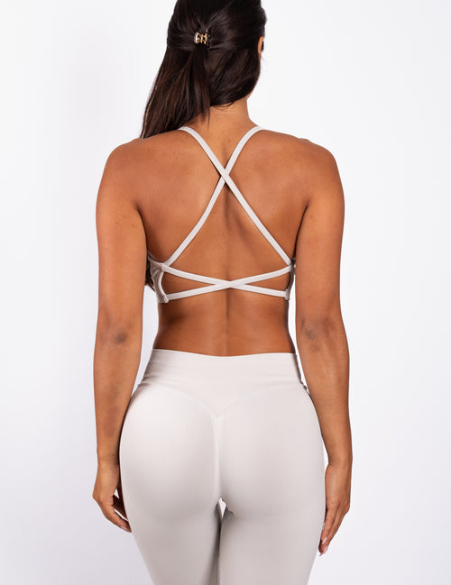 Beau Cross BH Ivory - Dames sportkleding | Ultimate Gainz