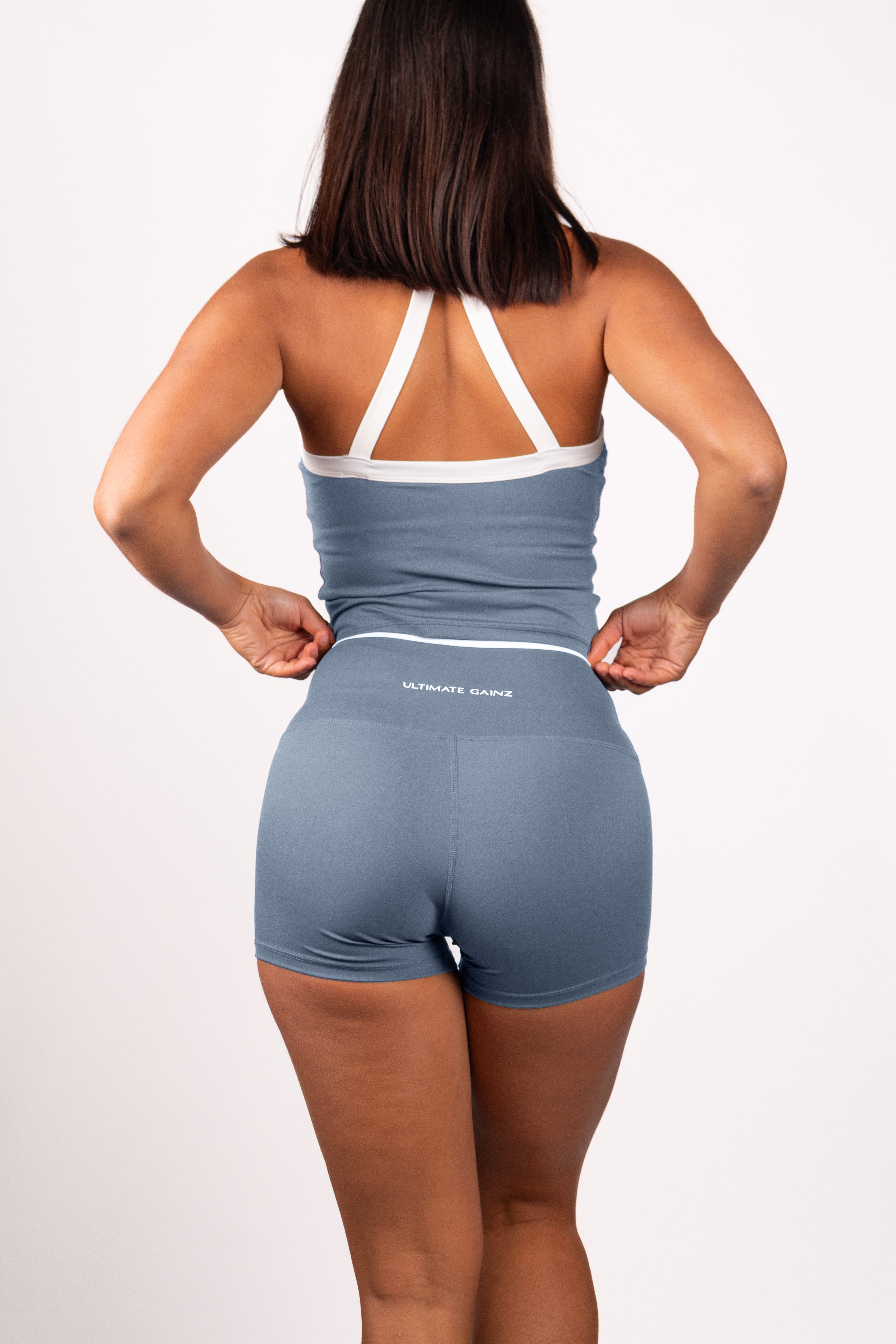 Ivy | Open Back Top – Bleu Clair