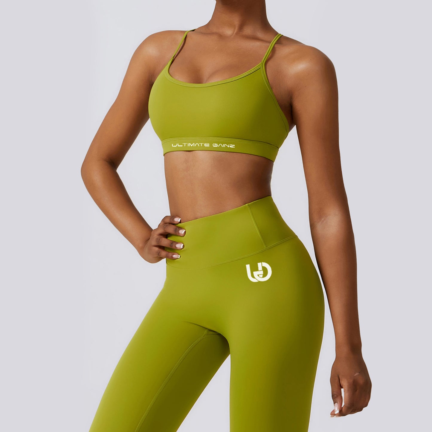 Hailey Set | Seamless Top Legging - Matcha