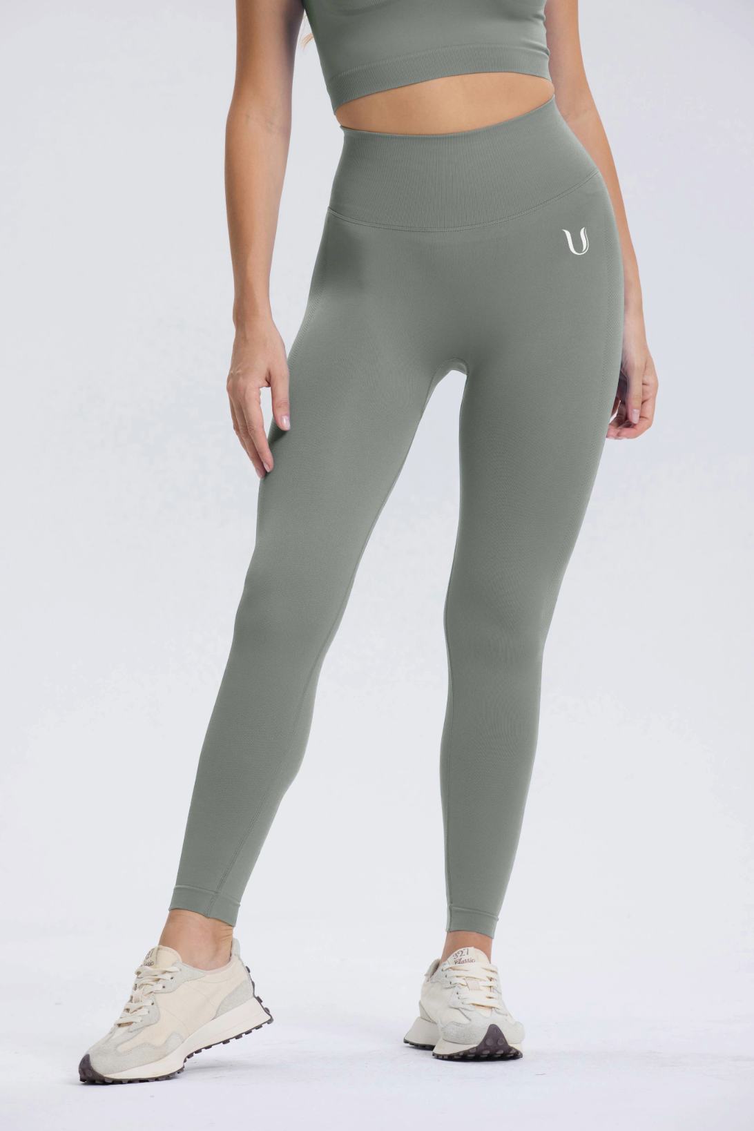 Leonie | Premium Scrunch Legging - Gray