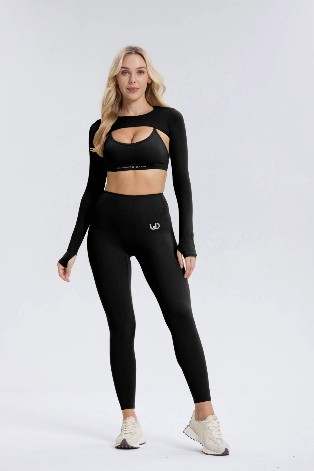 Hailey | Leggings - Schwarz