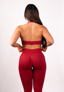 Beau | Halter Support Bra – Rot